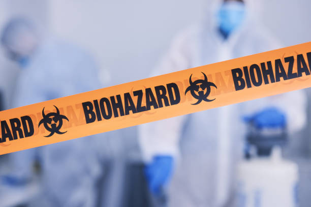 Professional Biohazard Cleanup technician working in Oxford, GA